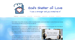 Desktop Screenshot of godsshelteroflove.org