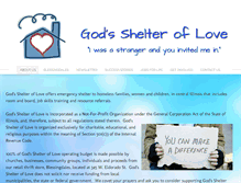 Tablet Screenshot of godsshelteroflove.org